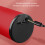 Wireless Karaoke Microphone Dual Speakers 2000mAh Red Bluetooth 7