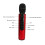 Wireless Karaoke Microphone Dual Speakers 2000mAh Red Bluetooth 4