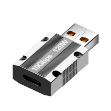 Type-C To USB Adapter 120W Fast Charging Converter 10Gbps Fast Data Transfer Notebook Charging Conversion