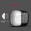 for  Earphone Leather Case TPU Silicone Protective Cases Anti Fingerprints Black 3