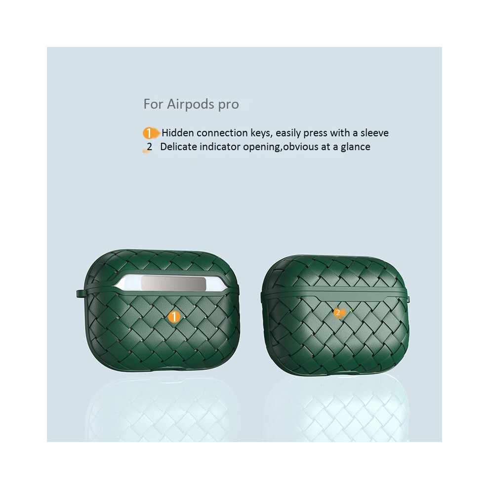 For Earphone Leather Case Tpu Silicone Protective Cases Anti Fingerprints Black 6033488697169