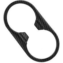 1 ST Bil Front Vattenkoppshållare Ramdekoration Lock Trim för ZS 2017-2020 Tillbehör Kolfiberfärg