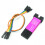 ST Link V2  STM8 STM32 Simulator Download Programmer Programming with Cover DuPont Cable (Random Color) 1