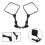 2X Motorcycle Rear View Mirror Side Mirrors for 20 6