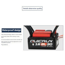 QuicRun 16BL30 30A Bürstenloser Regler, Wasserdicht für 1/18 1/16 RC-Car