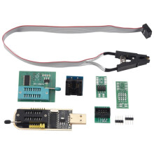 1 Satz CH341A 24 25 Serie EEPROM Flash BIOS USB Programmierer + SOIC8 SOP8 Testclip + SPI Flash 1,8 V Adapter + SOP8 SOIC8 auf DIP8