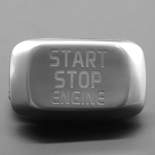 for  V40//XC60 Push to Start Button Sticker Decoration Cover Trim Keyless Go Engine Start Stop Push Button 2