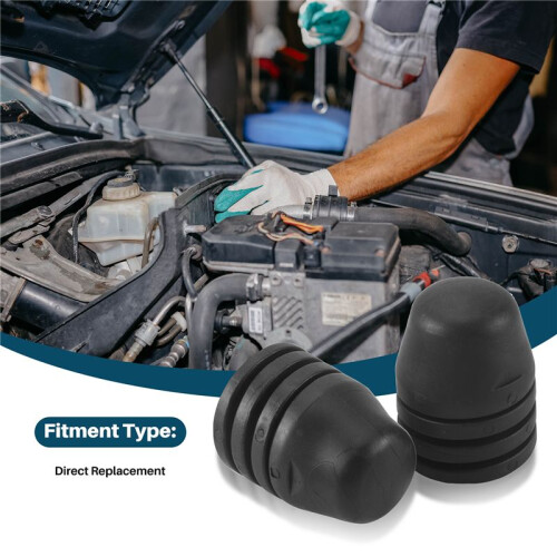 2Pcs Black Rubber Bonnet Hood Bumper Stop Buffer 867827500A for Bora Caddy     for  Fabia 1