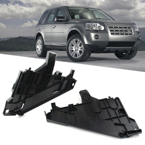 2X for  Freelander 2 LR2  Light Lamp HeadLight Support Bracket Black Auto Parts Left + Right 1