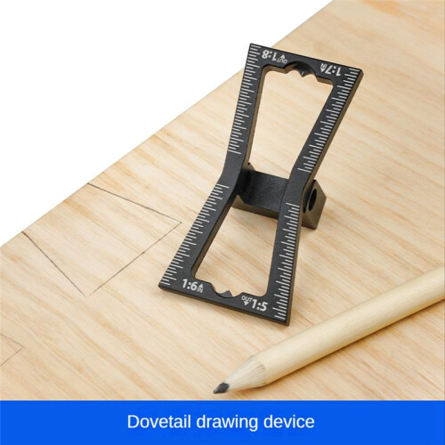 Dovetail  Aluminum Alloy Woodworking Dovetail Marking Template Tool Small DIY Woodworking Tools 2