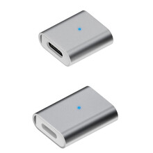 USB Type-C/Lighting To 3 Pin Converter Quick Charge Indicator Light Laddningsadapter för Elektrisk Tandborste