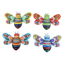 Bihängande Väggdekorationer, Bee Art Skulptur Hängande Väggdekorationer, Väggdekorationer, Färgglada Beehängande Dekorationer
