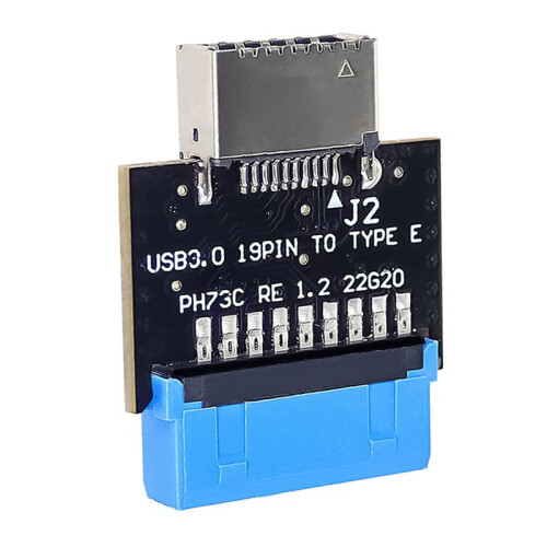 Computer Motherboard USB3.0/3.1 19PIN to TYPE-E20PIN Adapter for Computers Without USB3.0   the Front 2