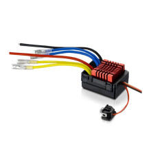 Para QuicRun WP 880 80A Dual Brushed Waterproof ESC Speed Controller para 1/8 RC Car com Cartão de Programa