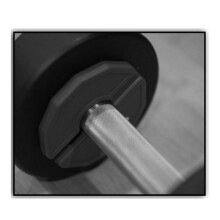 Gym Micro-Plates - Discos de Peso Fraccionarios con Mancuernas, Discos de Peso Fraccionarios de Goma, Accesorio de Cambio, Color Negro, 1 Kg