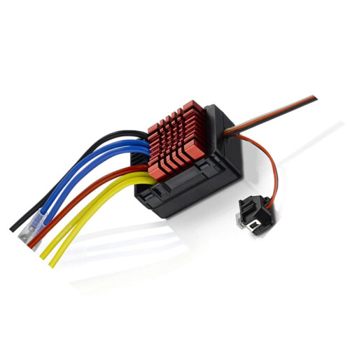 Para QuicRun WP 880 80A Dual Brushed Waterproof ESC Speed Controller para 1/8 RC Car com Cartão de Programa 2