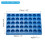 Vial Rack for Autosampler Vials, Vial Tray Holder 40-Well Stackable Test Tube Rack Vial Holder 10ml 6