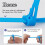 200PCS Buckle Self-Locking Premium Nylon Cable Wire Ties,8 X 200mm Adjustable Reusable Nylon Strap with Buckle 3