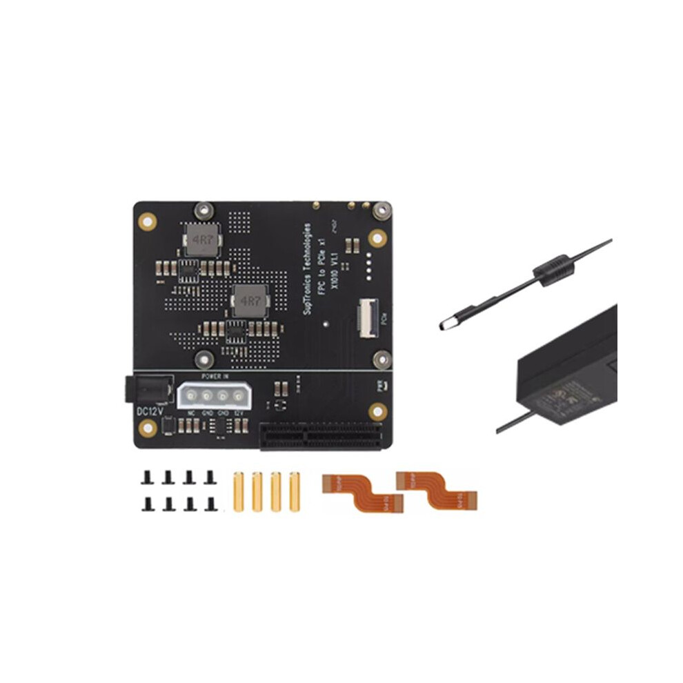 X1010 Expansion Board Pcie Ffc Connector To Standard Pcie X4 Slot Expansion Board For Raspberry Pi 5 Eu Plug 6032125418587