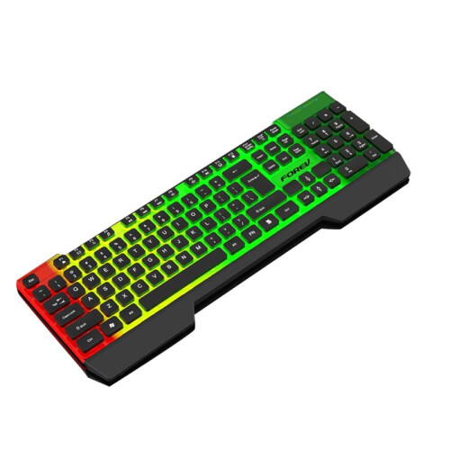 FOREV Gaming Keyboard Kit USB Wired Computer Keyboard 104 Key for Pc Gamer Laptop