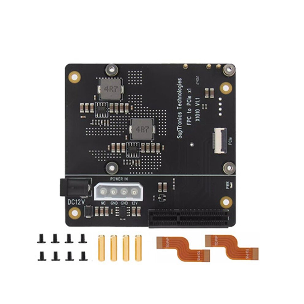 X1010 Pcie Ffc Connector To Standard Pcie X4 Slot Expansion Board For Raspberry Pi 5 4713062691081