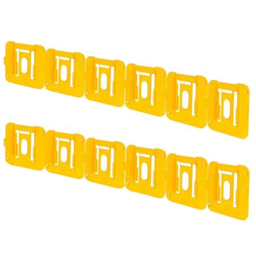 Supporto per Batteria da 12 Pacchi per Supporti per Batteria per  da 20 V, Supporto per Dock Adatto per DCB200 DCB201 DCB202 DCB203 DCB204 con 1
