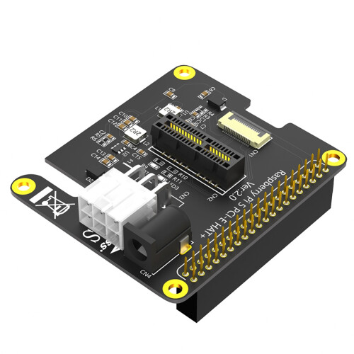 PCI-E Express PCI-E 1x Adapter Card with External 12V Power for Raspberry Pi