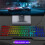 FOREV Gaming Keyboard Kit USB Wired Computer Keyboard 104 Key for Pc Gamer Laptop 4