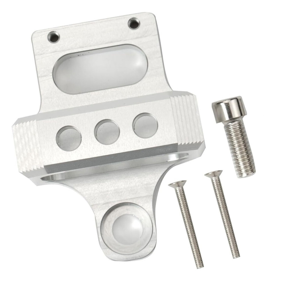 3 Port For Aem Boost Controller Solenoid Valve Mount Holder Bracket Kit Cnc Billet Aluminum Silver 6033929954066