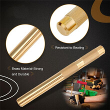 Brass Drift Punch Set, 25075 25076 25077 Brass Punches 3-Piece with 3/4 Inch, 1/2 Inch, 3/8 Inch