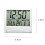 Digital Travel Alarm Clock - Foldable Calendar Temperature Timer LCD Clock Weather Forecast Clock Battery Powered 7
