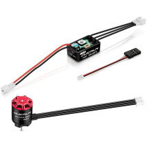 Quicrun Mini24 25A ESC, 1621 3500KV Brushless Motor Combo for 1/18 & 1/24 RC Cars