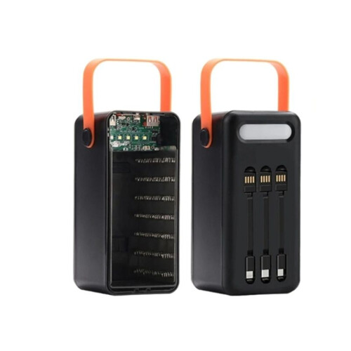 Dual USB 28X18650 Case Mobile Phone Fast Storage DIY (Fast Charge White) 1