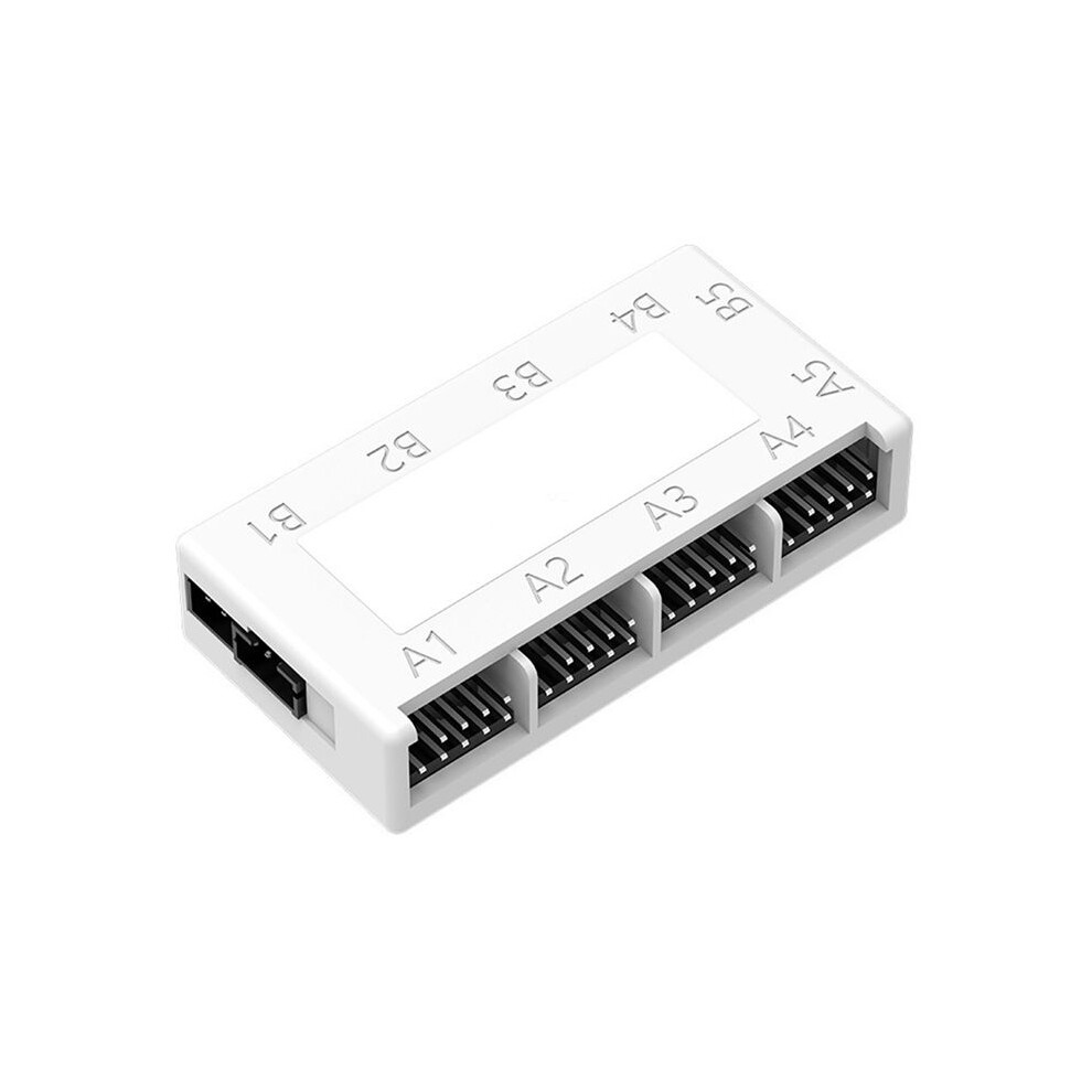 Usb2.0 9Pin Header Extension Hub Splitter Adapter Converter Motherboard Usb 2.0 Adapter 9Pin Internal Usb Hub White 4713495191424