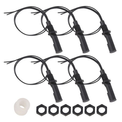 6 Pieces Side Mounted Horizontal Liquid Float  Water Level Sensor