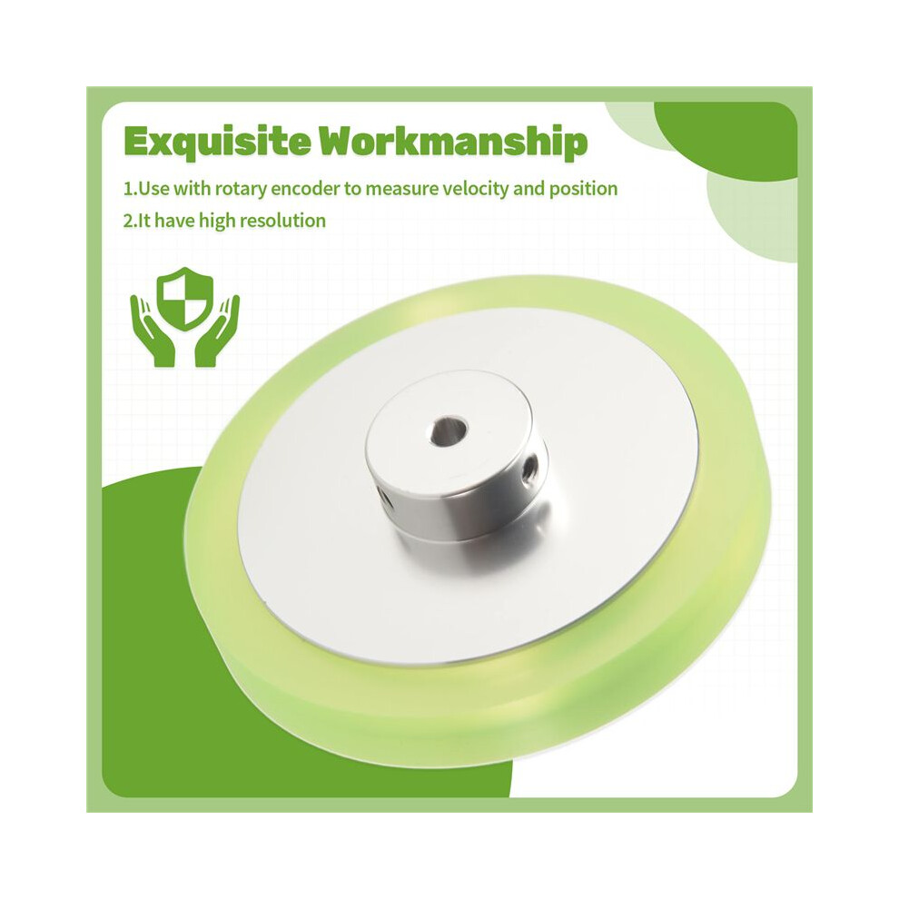 300Mm Aluminum Polyurethane Industrial Encoder Wheel Measuring Wheel For Measuring Rotary Encoder 6033664244385