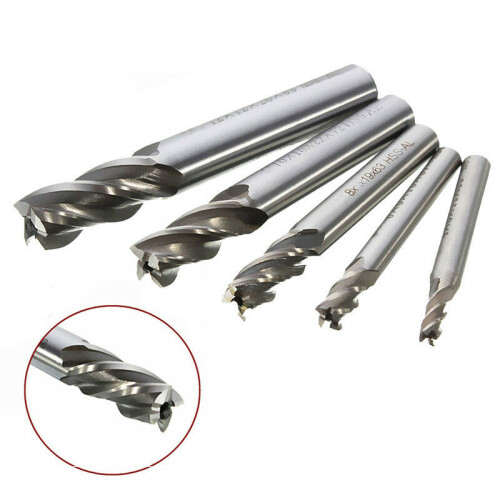 5Pcs/Set 4/6/8/10 / 12Mm Pour L'Outil De Fraisage De Commande Numérique Par Ordinateur 2