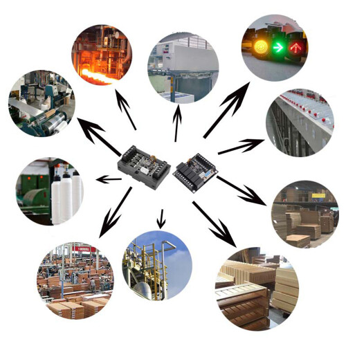 Motor Controller PLC Programmable Controller FX1N TO 20MR Programmable Relay Delay Module with Shell Motor Regulator 2