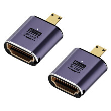 2-Pack 8K Micro--Kompatibel Adapter för Kameror HDTV-Skärm