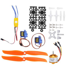 SG90 Servo 2212 KV2200 Borstelloze Motor 30A ESC 6035 Propeller Accessoire Elektrische Motorset voor Rc-Vliegtuigmotor