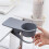 Drink Cup Holder Table Side Water Cup Shelf Office Desktop Computer Desk Fixed Cup Holder Desk Storage Clip, Black 5