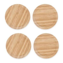 4 Pezzi Coperchi per Bicchieri Vino Coperchi In Legno per Bicchieri Bere per Tenere Lontani Gli Insetti I Topper In Legno per Bicchieri Acqua