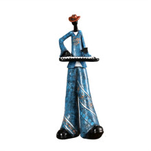 Jazz-Band-Spieler-Figuren, Vintage-Musiker-Figur, Kunstharz-Statuen, Desktop-Ornament, Retro-Skulptur, Heim-/Innendekoration B