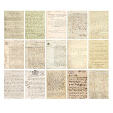 Retro Handbook Material Book DIY Base Material Package Retro Inspiration Series Retro Handbook Decorative BackingPaper,B
