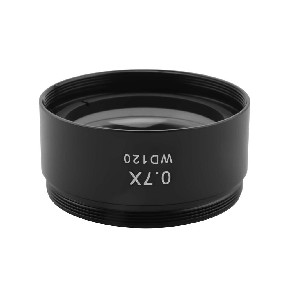 Wd120 0.7X Trinocular Stereo Microscope Auxiliary Objective Lens Barlow Lens 48Mm Thread Black 6033556125976