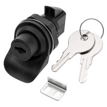 1 Set Locking Push Button for Marine Boat Radio Box, Tool Box, Electronic Box, Motorcycle Glove Box Lock.