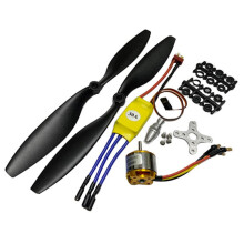 2212 1000KV 13T Borstelloze Buitenlopermotor + 30A ESC + 1045 Propellerset voor RC-Vliegtuigmulticopter