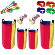 New Potato Bag Game Potato Sack Race, Game Potato Sack Race, 3 Leg Race Suitable for Adult Family Lawn Yard Daytime Game