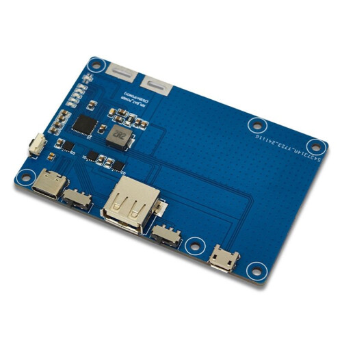 For Raspberry Pi Lithium Battery Expansion Board USB TYPE-C Dual Port Fast Charging 5V3A Output for Raspberry Pi