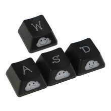 Keycap Set WASD Broadside Lighting Key Cap for Mechanical Keyboard Compatible with MX